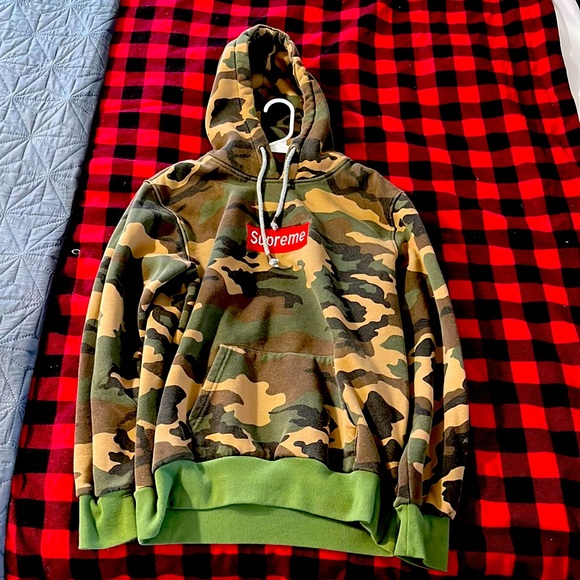 Supreme Tops - Supreme Box Logo Rep Hoodie Womens XL GUC